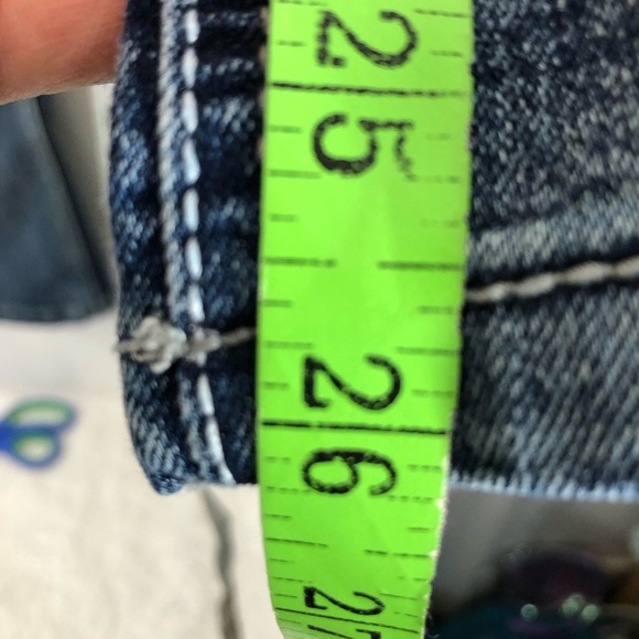 Girls Silver Jeans. 30/26. Has adjustable elastic band waist . - Picture 5 of 10